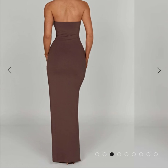 Babyboo Teyana maxi dress In Chocolate - Picture 3 of 3